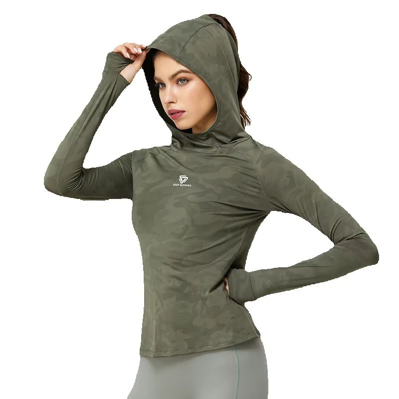 Yoga Fitness Hoodie - New Fitness Sports Hoodies Women's Long