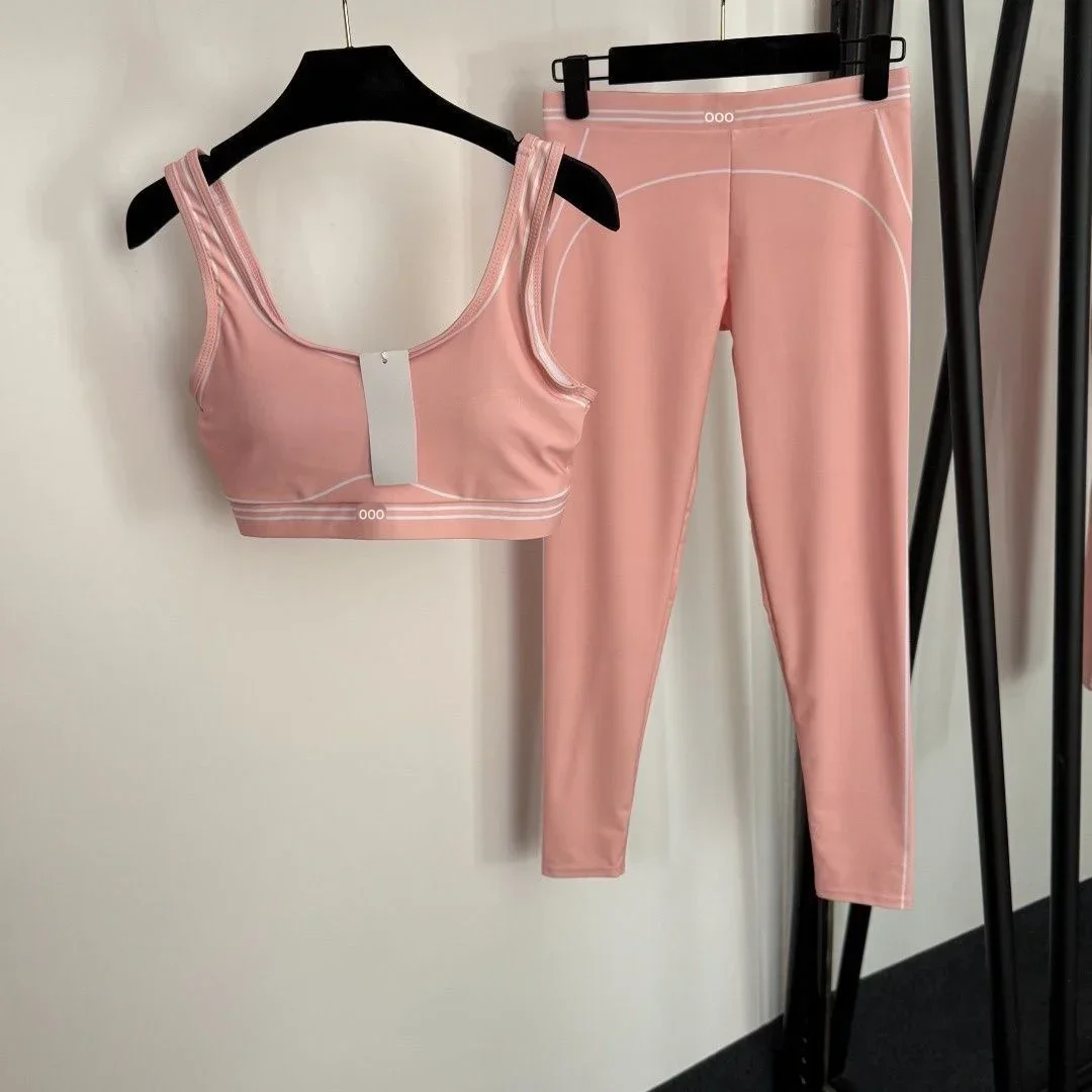 Yoga Fitness Stretching - Tank Top and Pants Two Piece