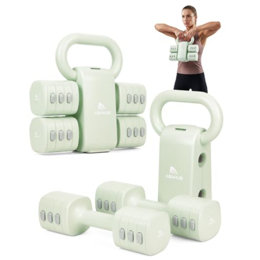 Kettlebell - Home gym dumbbell set: 4-in-1 adjustable
