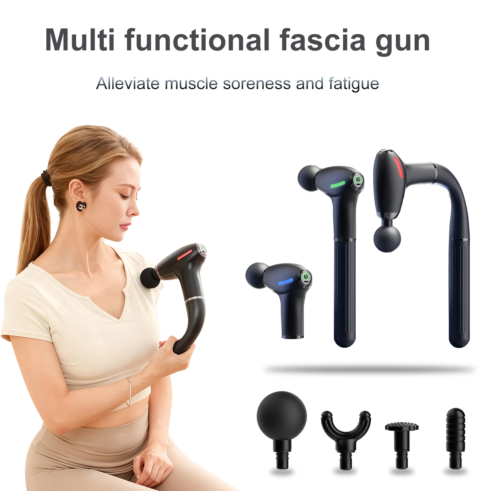 Vibration Massage Gun - Mulit functional fascia gun with Extended