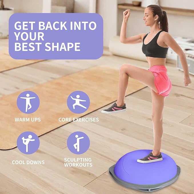 70cm Bosu Balance Ball, Anti-S - Yoga Fitness Gym review and price