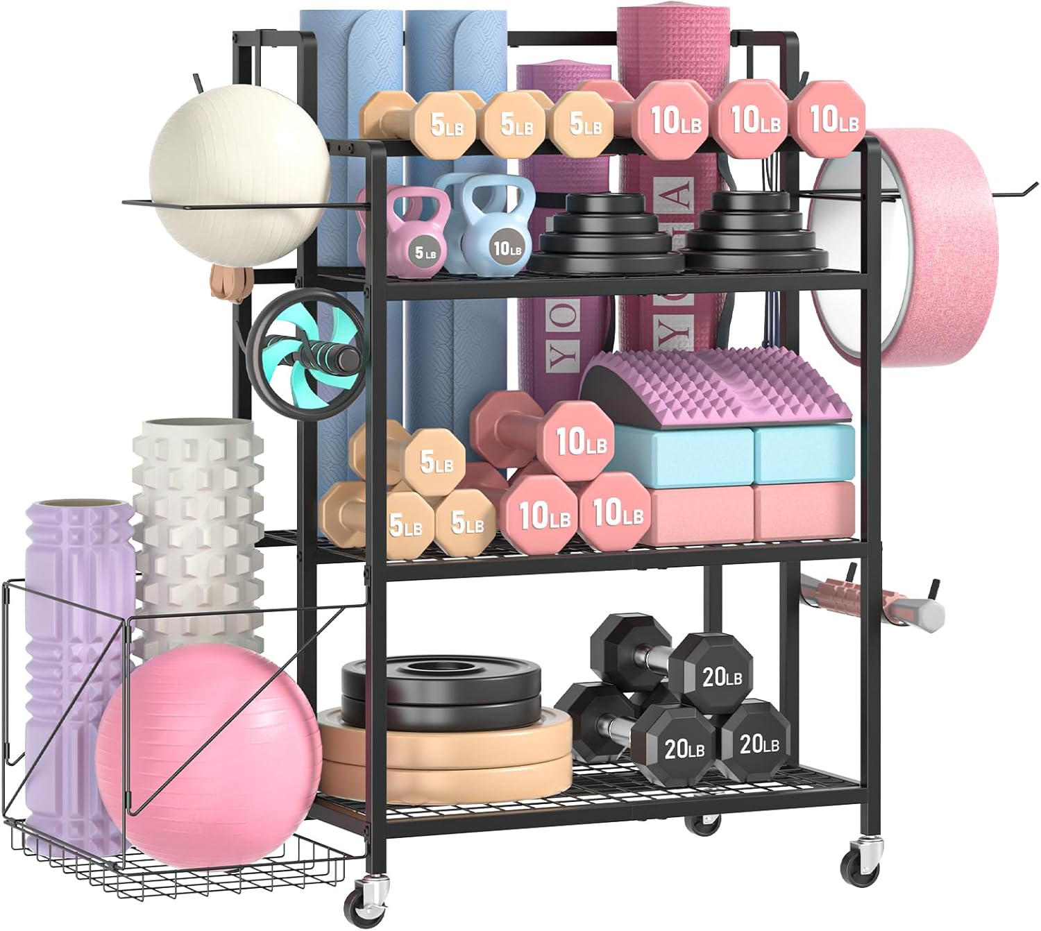 Home Gym Storage, No Material  - Kettlebell review and price