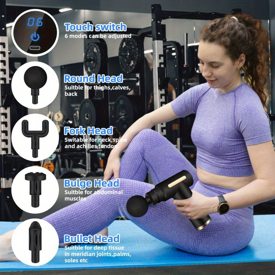 Mini Fascia Gun Deep Tissue Ma - Vibration Massage Gun review and price