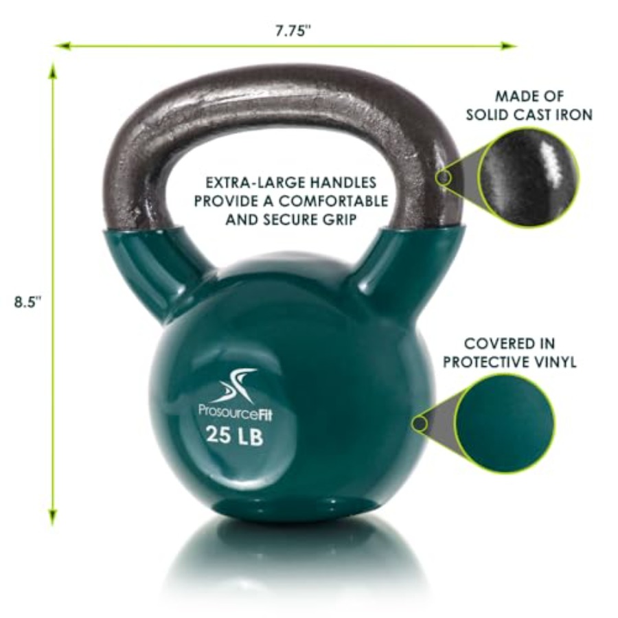 Vinyl Coated Cast Iron Kettleb - Kettlebell review and price
