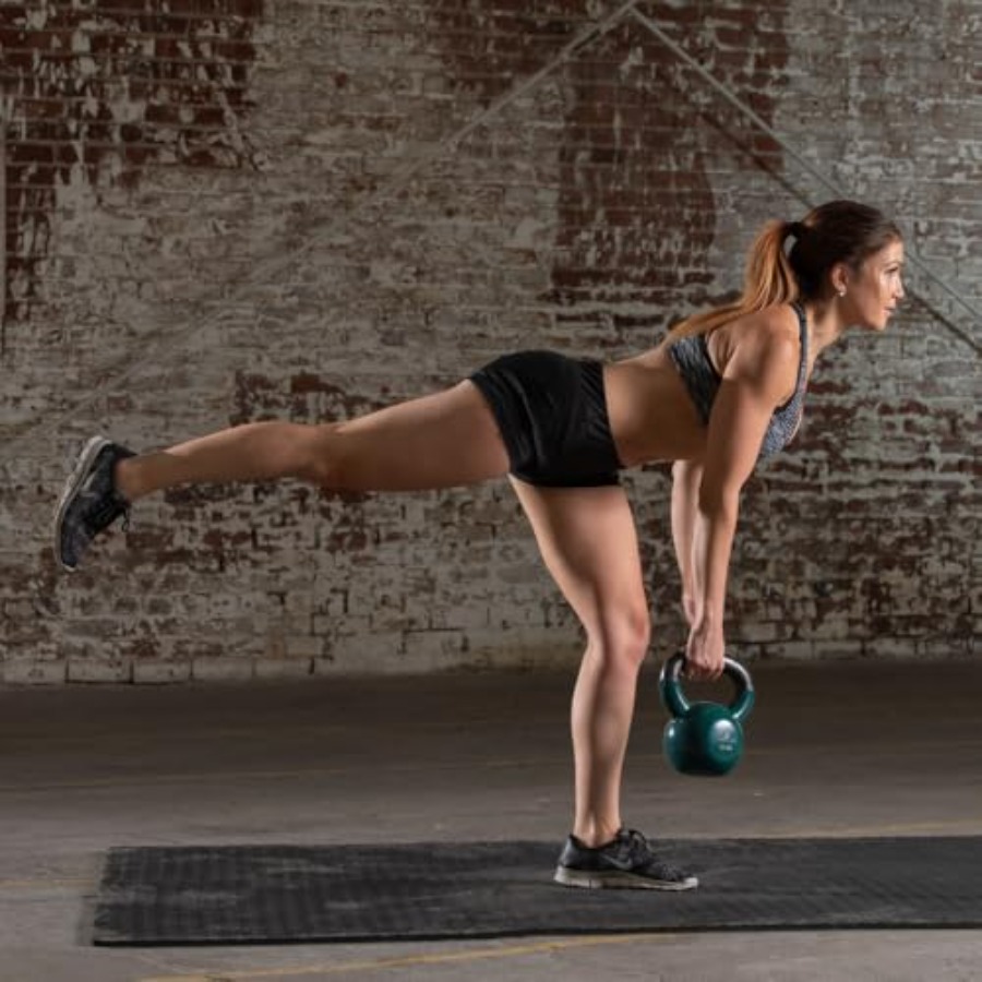 Vinyl Coated Cast Iron Kettleb - Kettlebell review and price