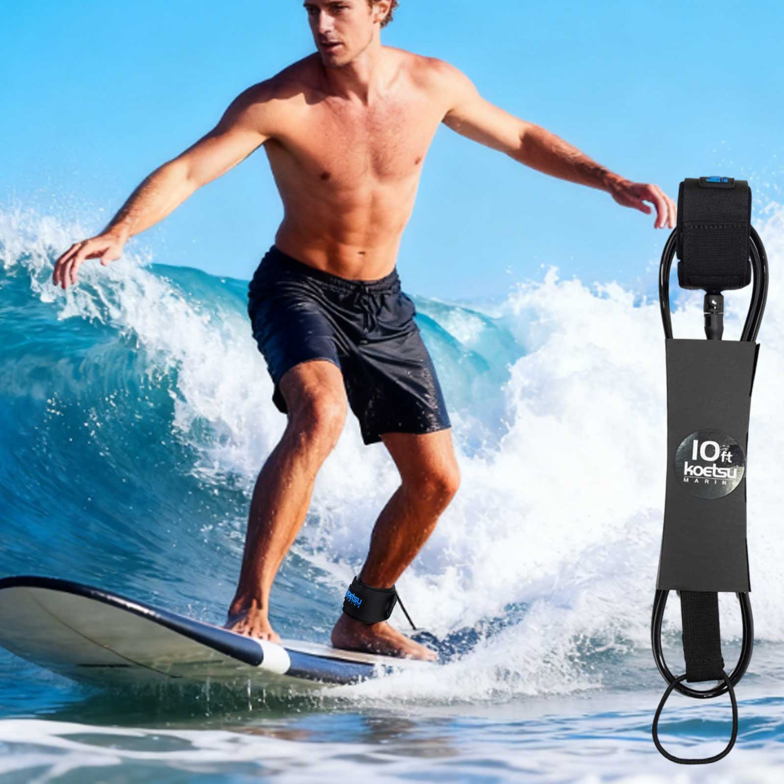 6-10ft SUP Board Surf Leg Rope - Ankle Weights review and price