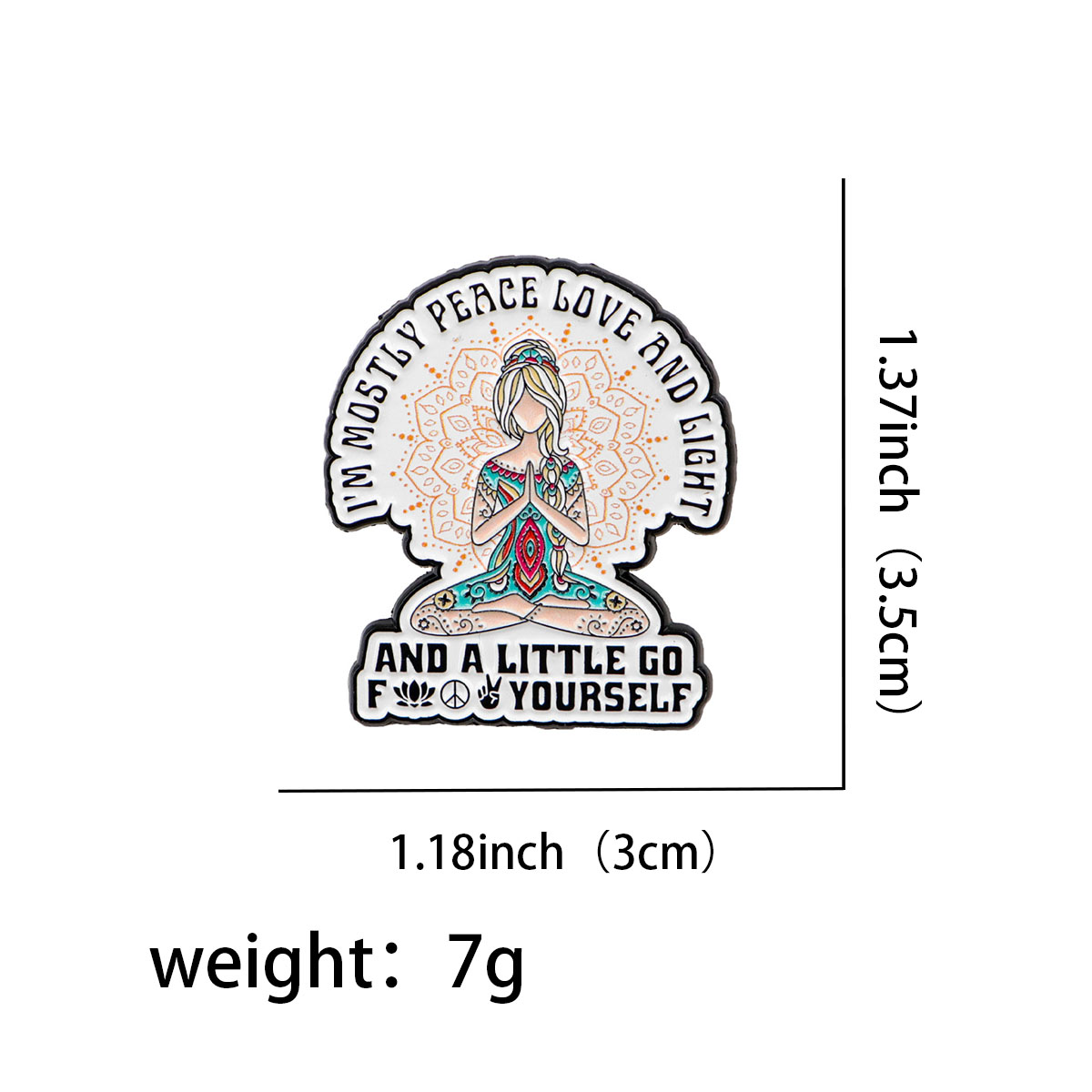 Funny Yoga Enamel Pins Humorou - Yoga Fitness Model review and price