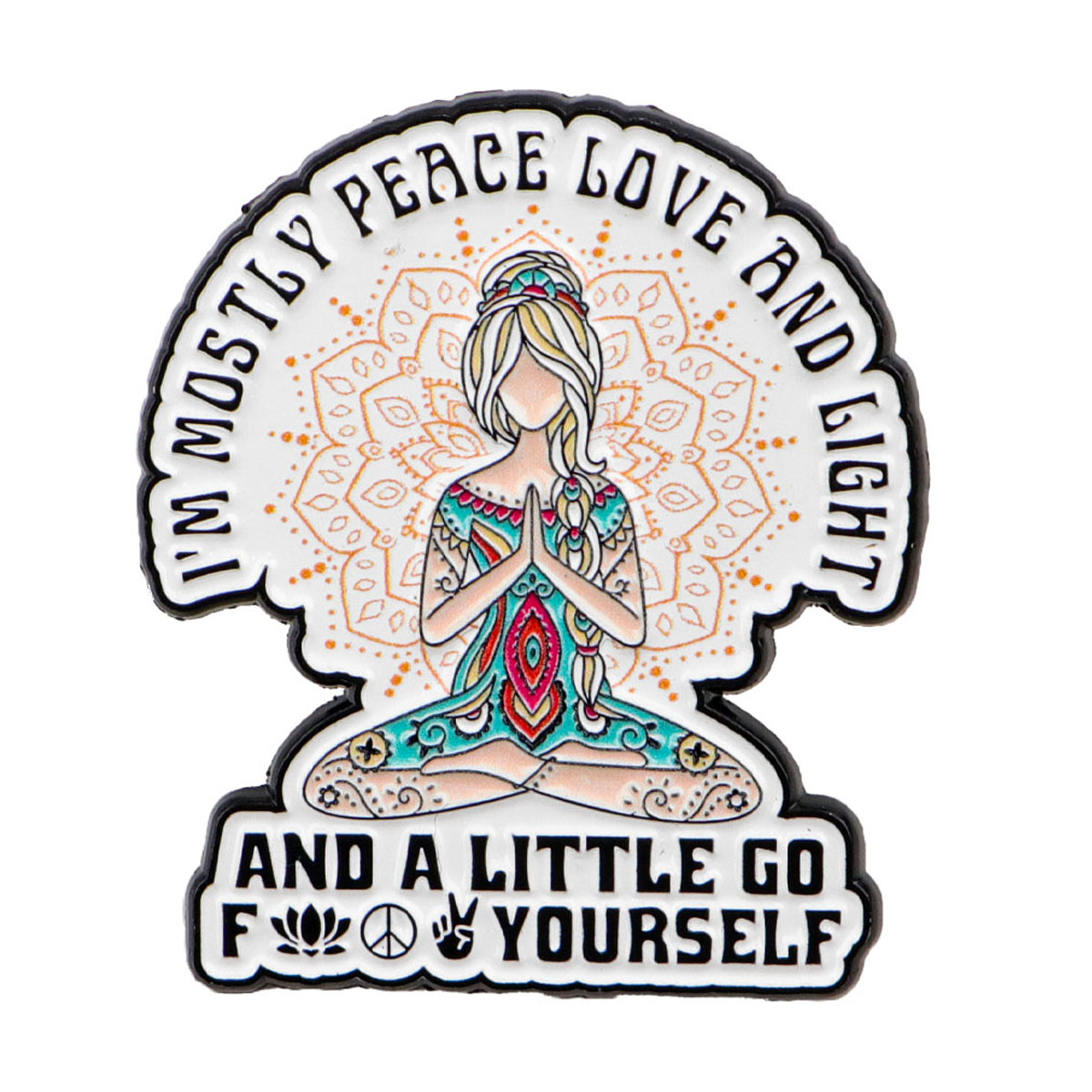 Funny Yoga Enamel Pins Humorou - Yoga Fitness Model review and price