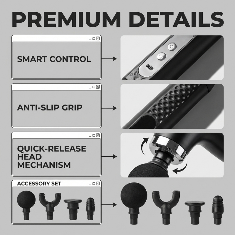 Electric Muscle Massage Gun wi - Vibration Massage Gun review and price