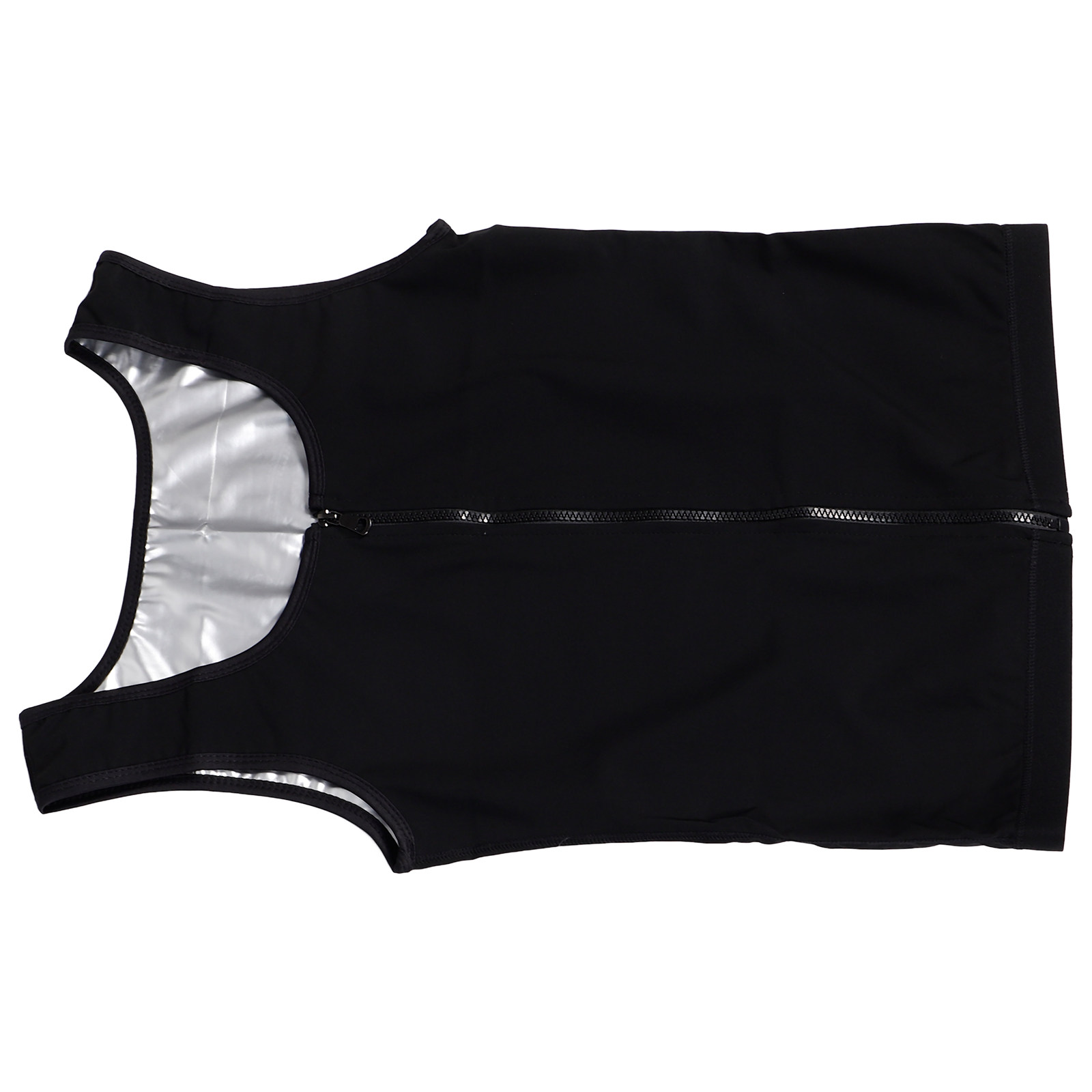 Men Sweat Vest Zipper Slimming - Yoga Fitness Workout review and price
