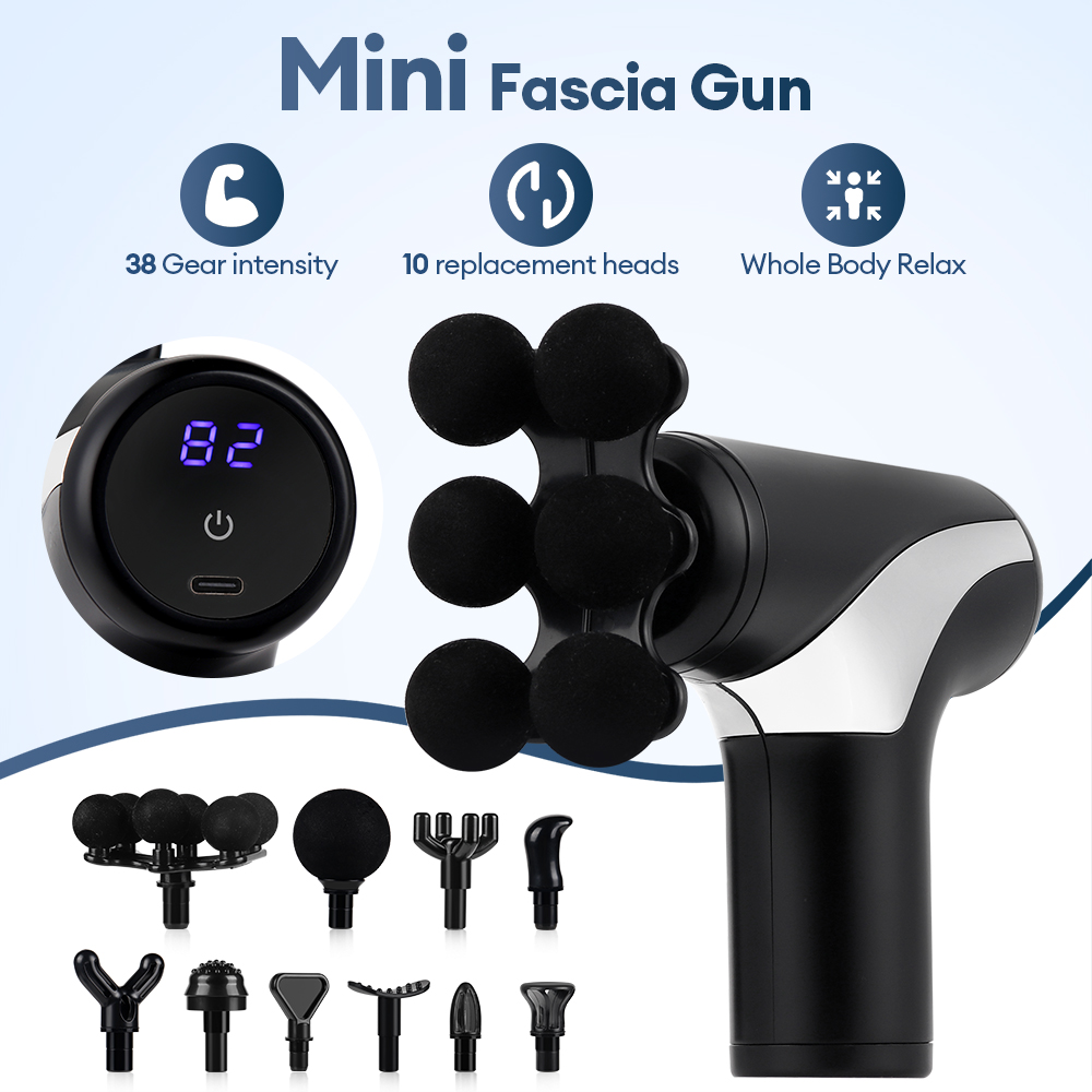 Portable Massage Gun 38 Gears  - Vibration Massage Gun review and price
