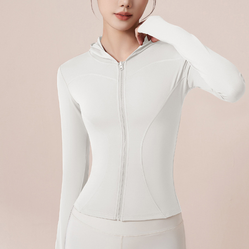 High Elastic Hoodie Yoga Jacke - Yoga Fitness Hoodie review and price