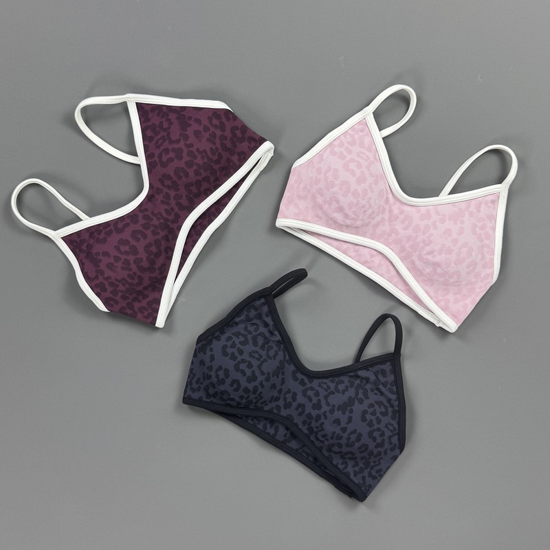 Sports Bra Women Leopard Print - Yoga Fitness Stretching review and price