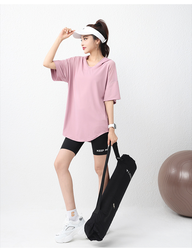 Woman Yoga Short Sleeve Hoodie - Yoga Fitness Hoodie review and price