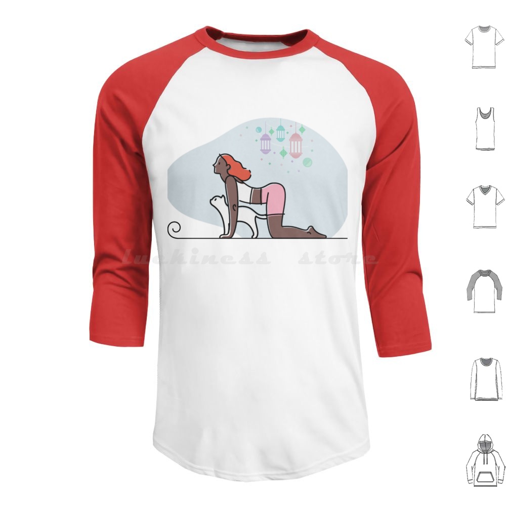 Yoga Cat Pose Hoodies Long Sle - Yoga Fitness Hoodie review and price