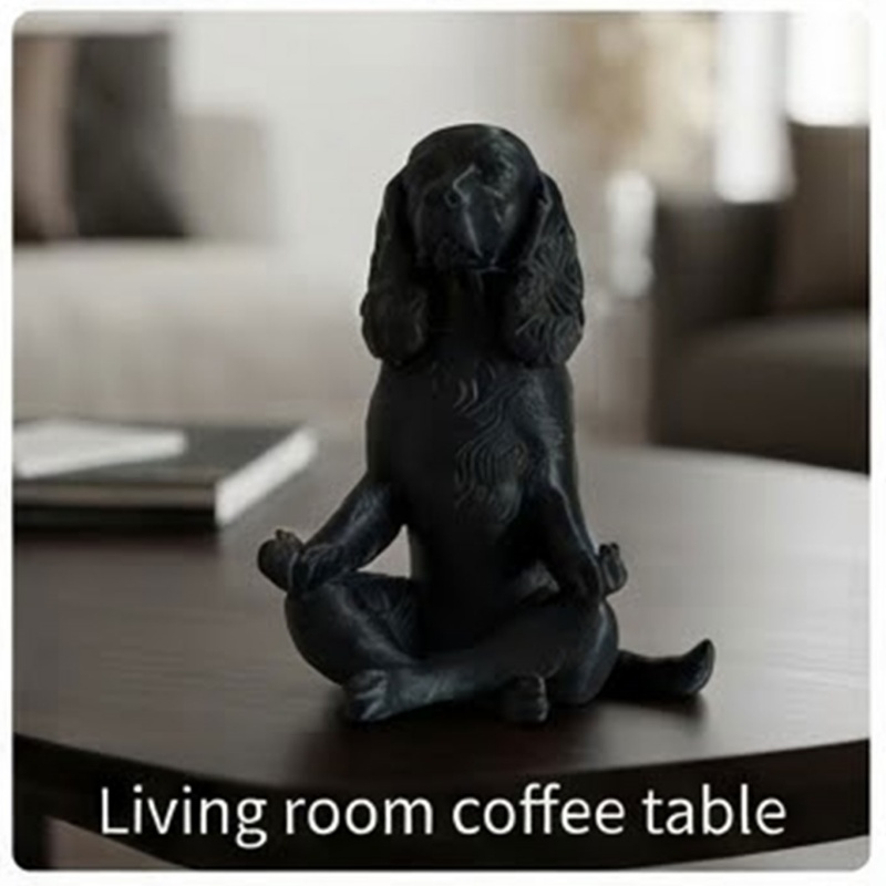 Newest 3D Printed Black Medita - Yoga Fitness Model review and price