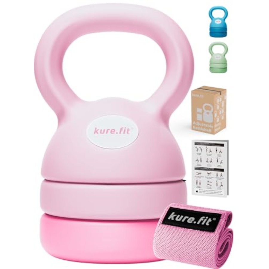 Home Pilates Use Pink Adjustab - Kettlebell review and price
