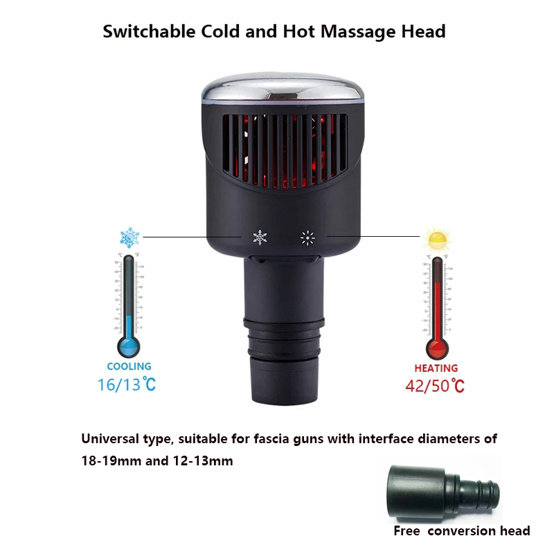 New Heat-Cold Fascia Gun Massa - Vibration Massage Gun review and price