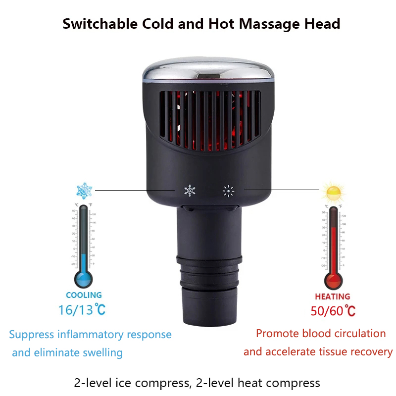 New Heat-Cold Fascia Gun Massa - Vibration Massage Gun review and price