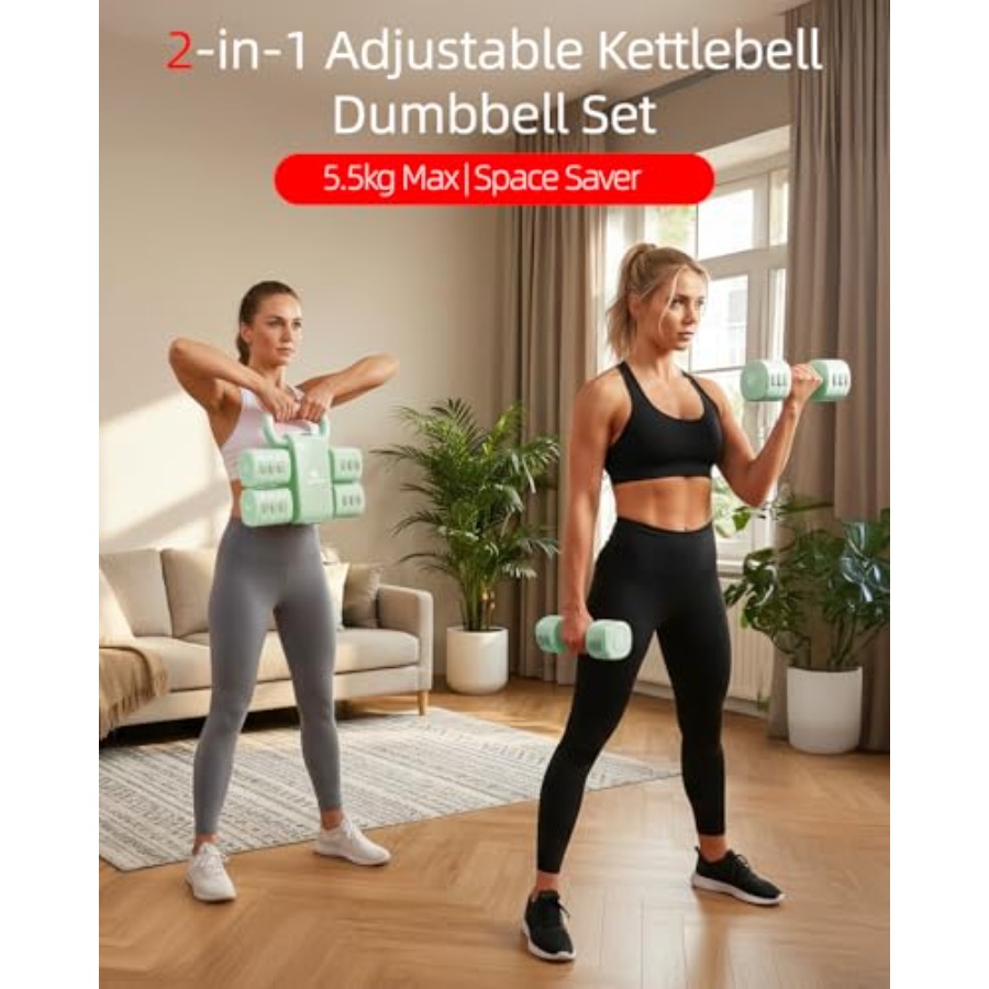 Home gym dumbbell set: 4-in-1  - Kettlebell review and price