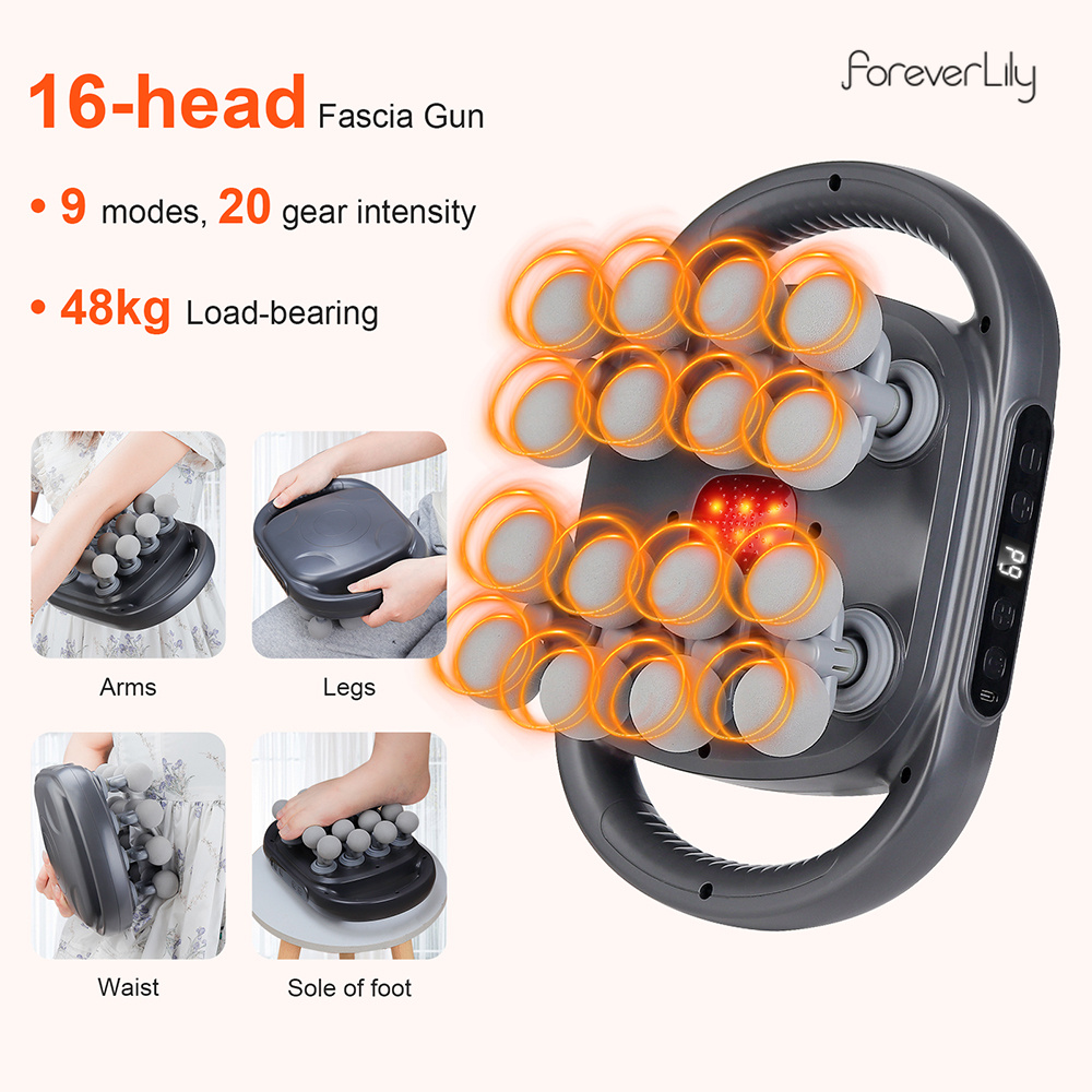 16-Head Fascia Gun High-Freque - Vibration Massage Gun review and price