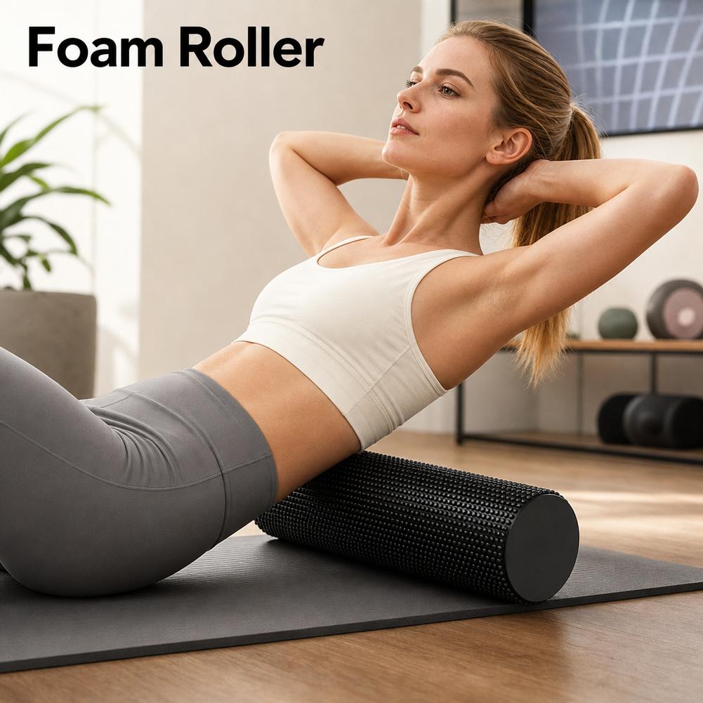 EVA Yoga Foam Roller High Dens - Yoga Fitness Stretching review and price