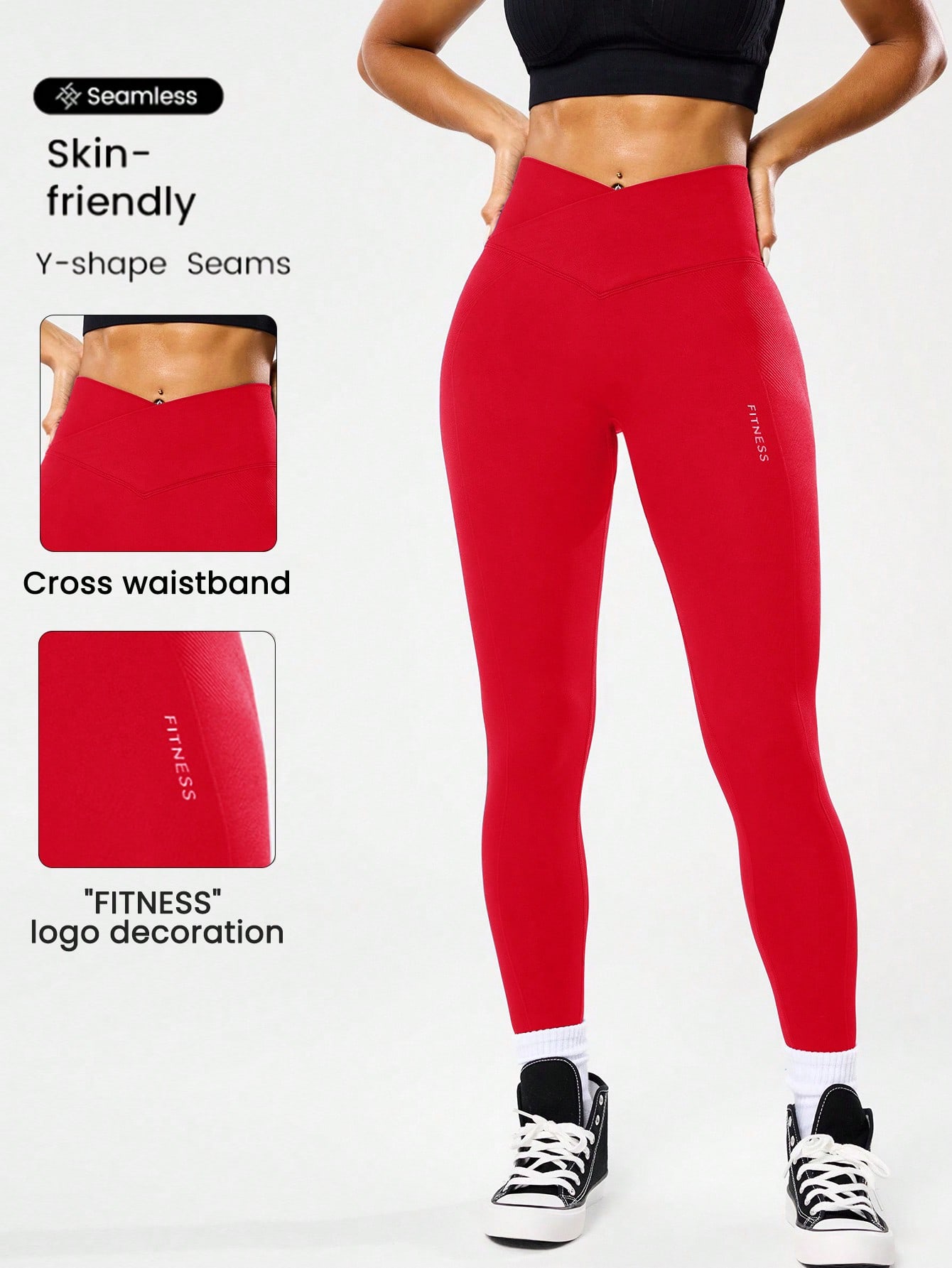 High-waisted seamless yoga leg - Yoga Fitness Stretching review and price