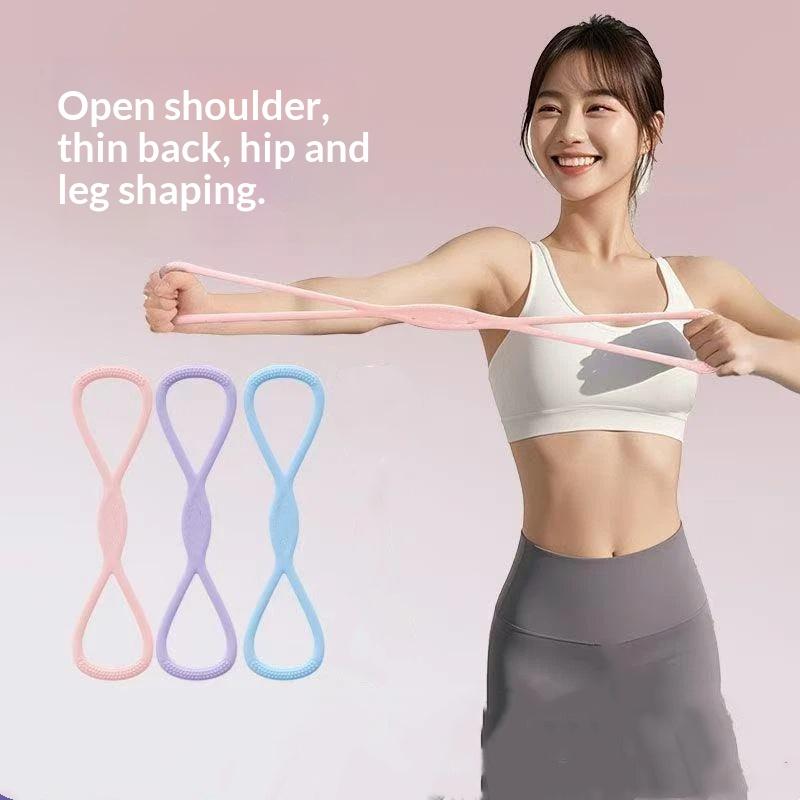 New Silicone Figure 8 Resistan - Yoga Fitness Model review and price