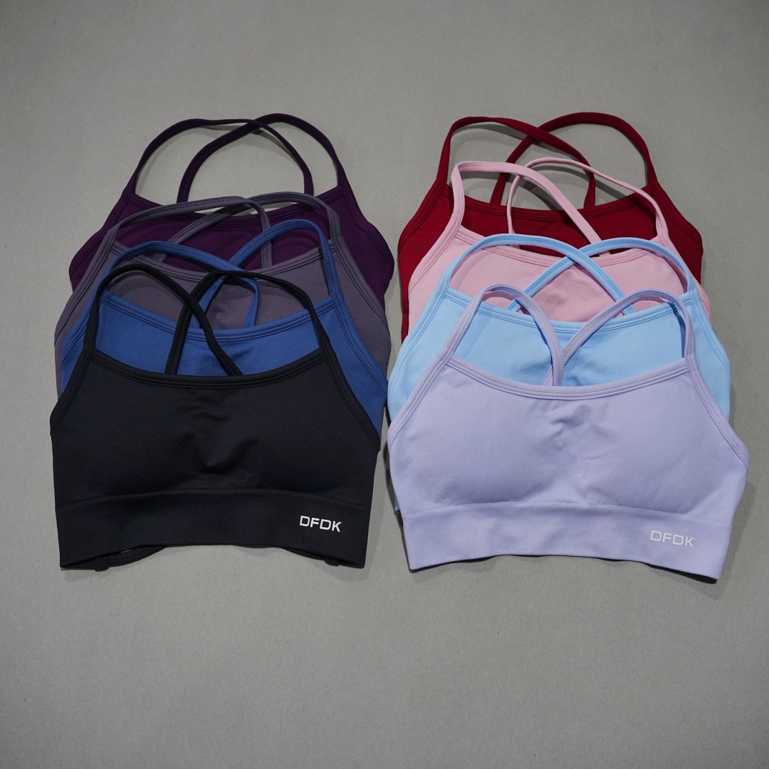 DFDK Ribbed Seamless Cross Bac - Yoga Fitness Stretching review and price
