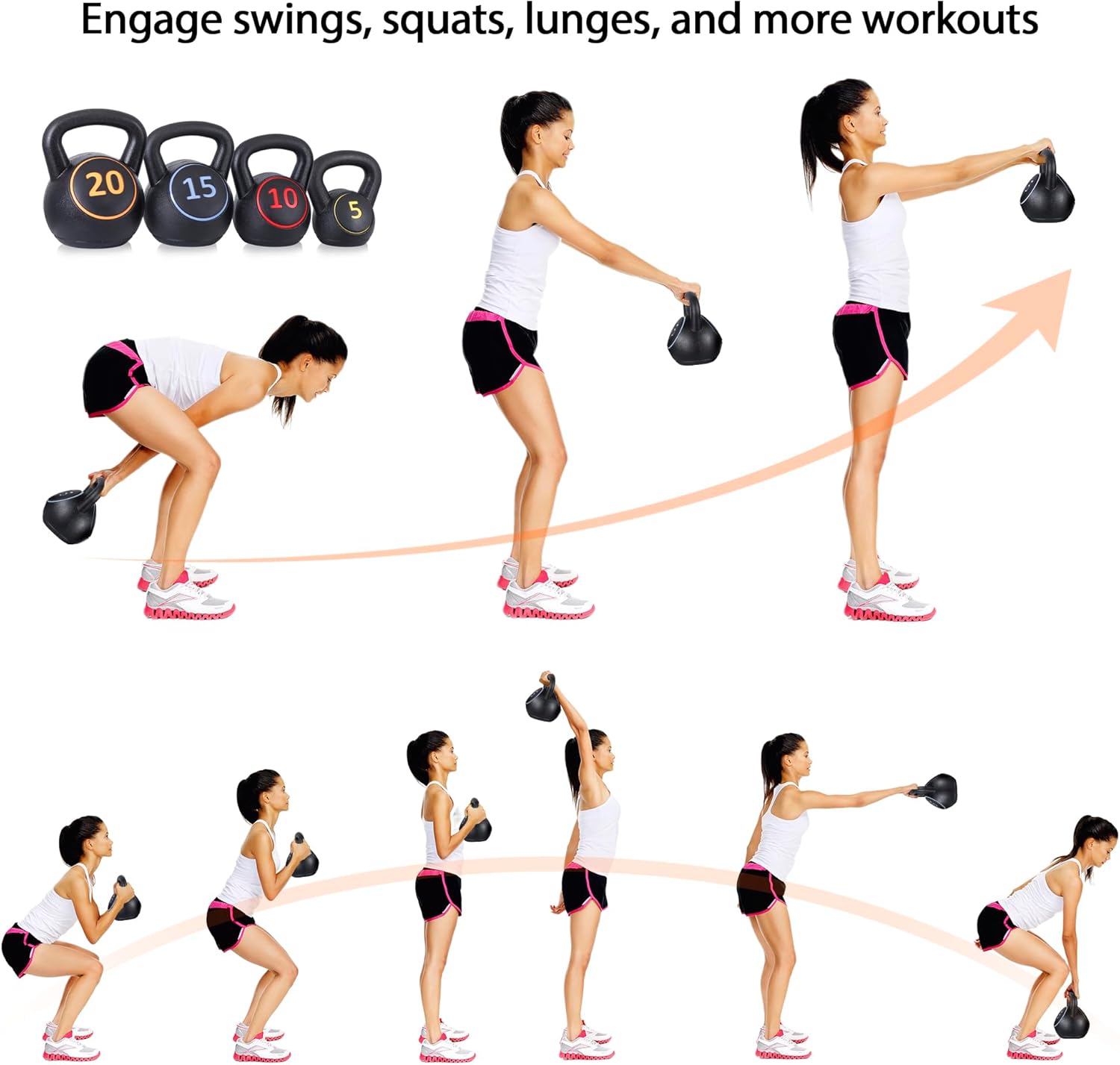 Home HIIT Workout 4-Piece Kett - Kettlebell review and price