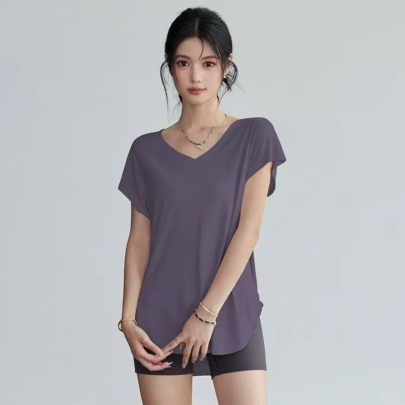 Women's Slimming Round Neck Yo - Yoga Fitness Stretching review and price